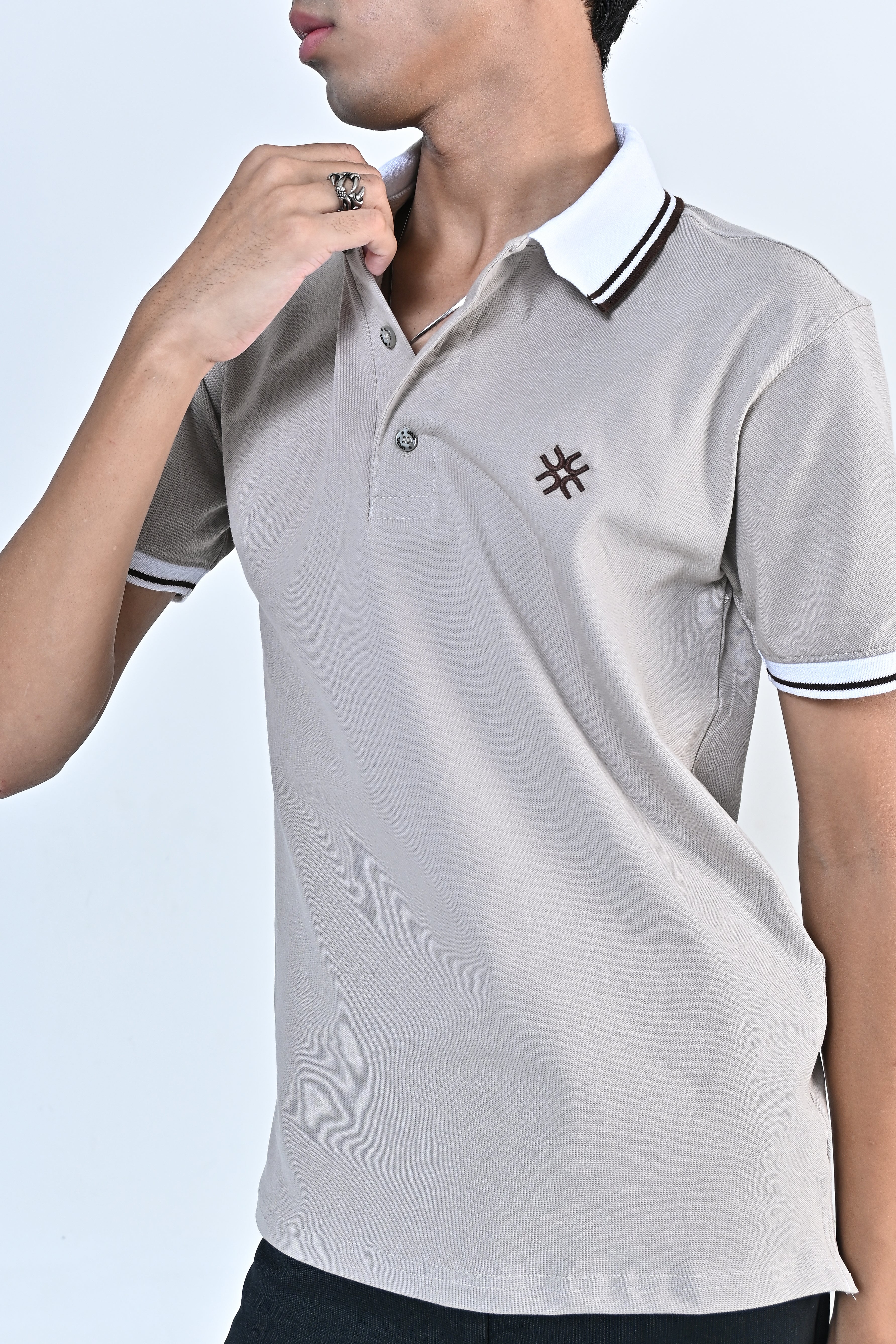 Essential Polo - Cloud Stone