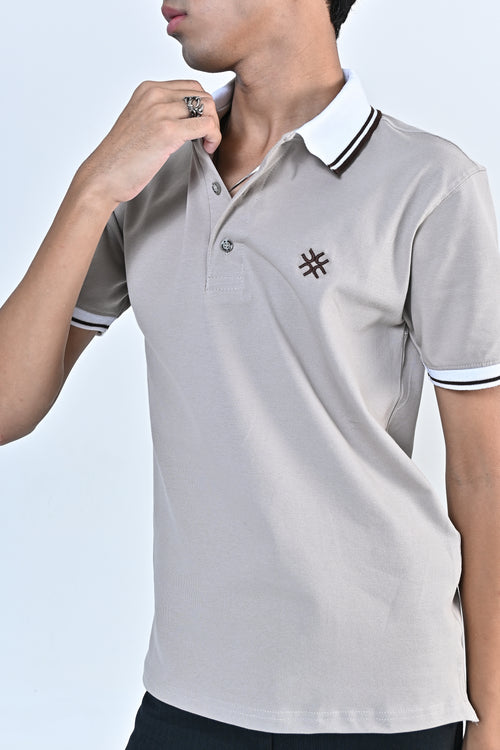 Essential Polo - Cloud Stone