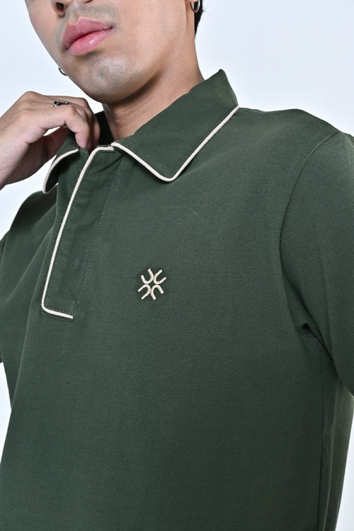 Men's Signature Polo - Moss Green