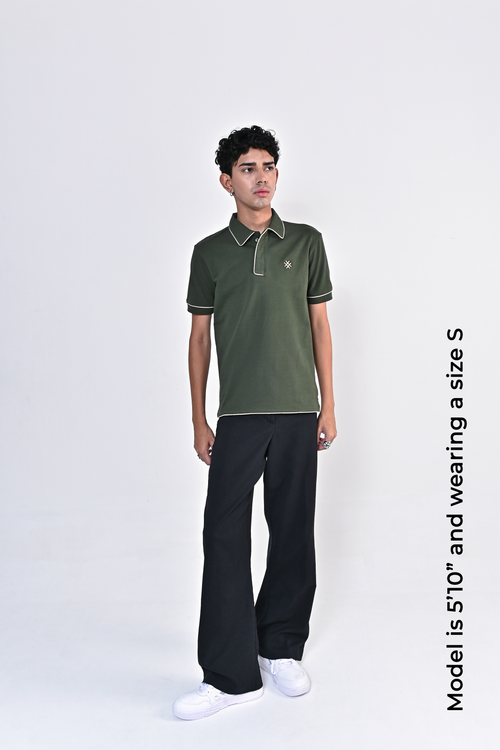 Men's Signature Polo - Moss Green