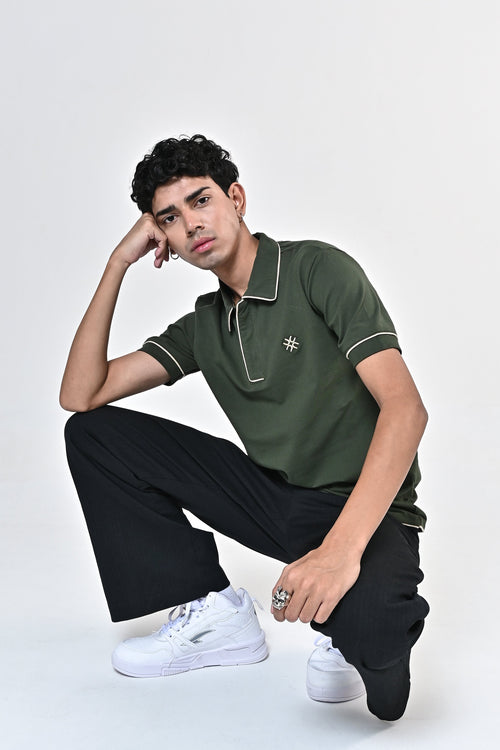 Men's Signature Polo - Moss Green