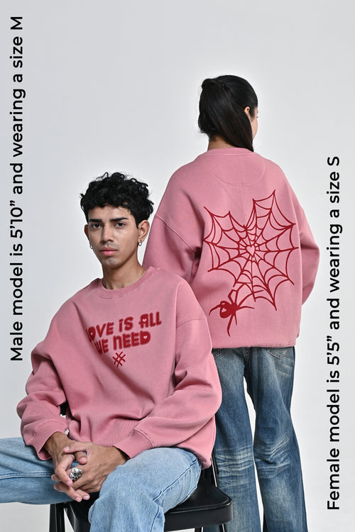 Love Web Sweatshirt