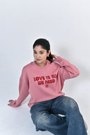 Love Web Sweatshirt