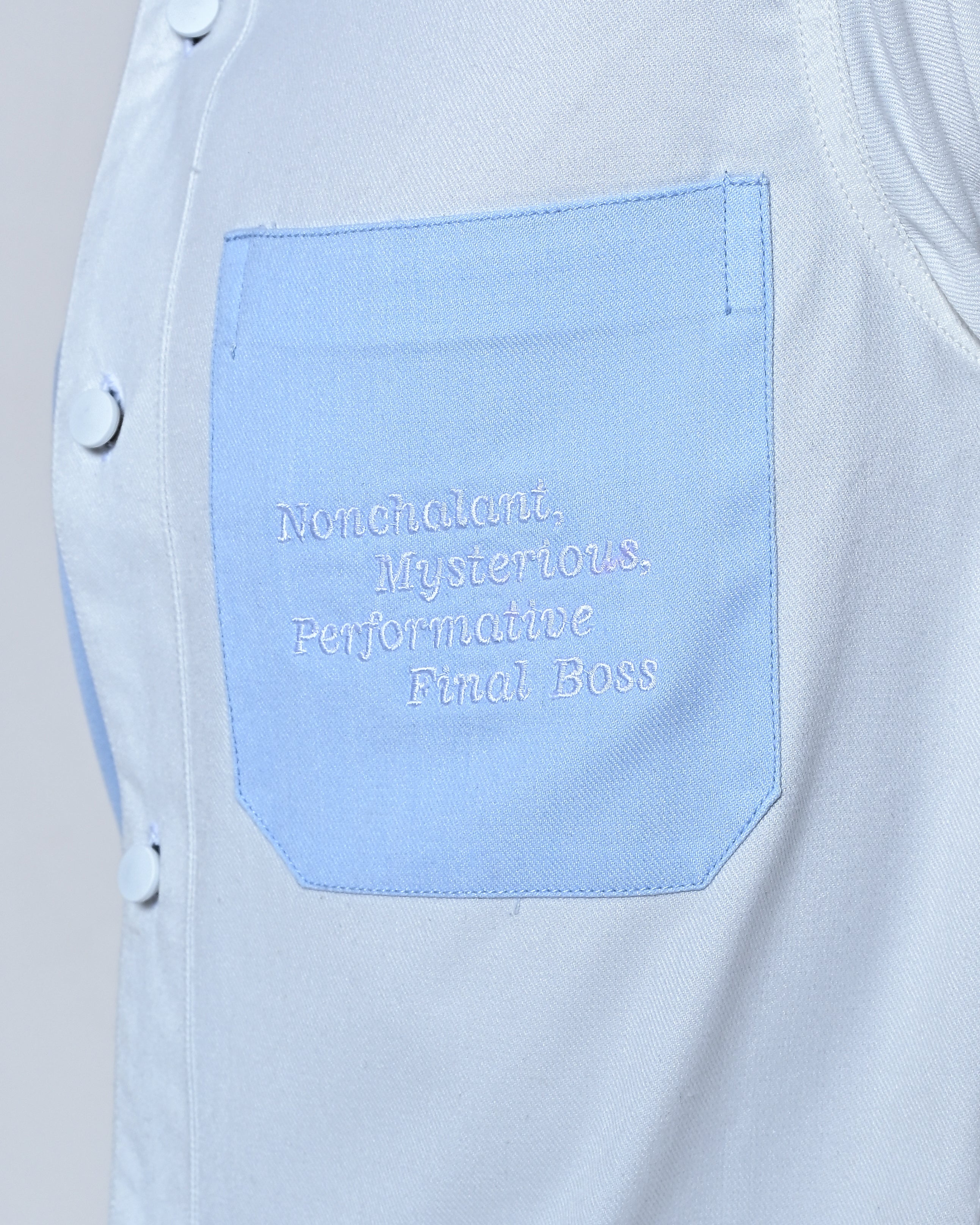 Split Shirt - Sky Blue