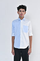 Split Shirt - Sky Blue