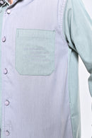 Split Shirt - Sage Green