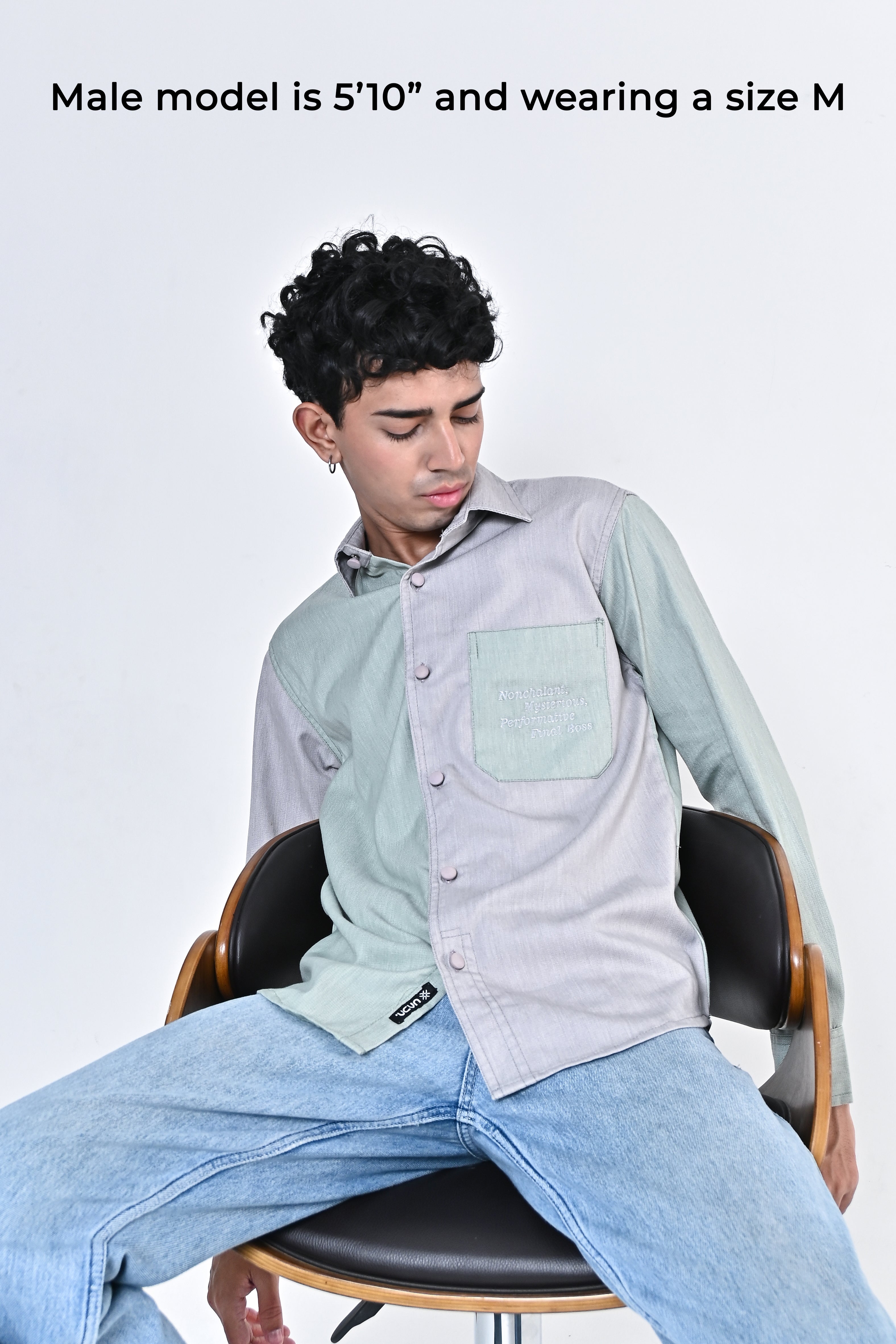 Split Shirt - Sage Green