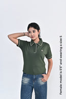 Women's Signature Polo - Moss Green