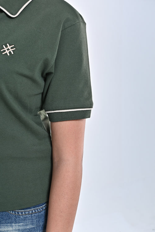 Women's Signature Polo - Moss Green