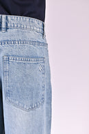Mid Rise Wide Jeans - Light Wash