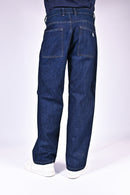 Mid Rise Wide Jeans - Indigo
