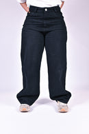 High Rise Wide Jeans - Black