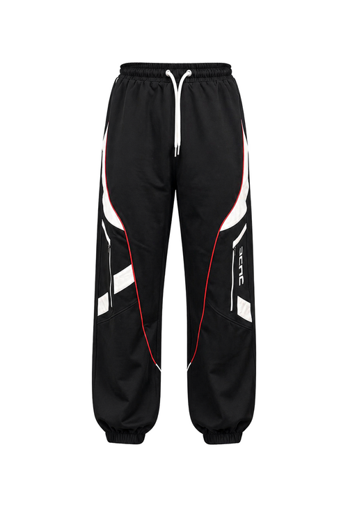 Racing Track Pants - Black